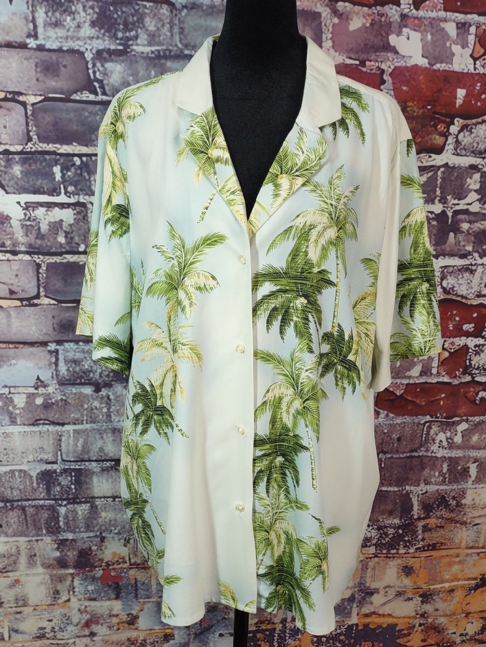 28 Palms Silk Hawaiian Shirt